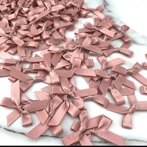 Polyester Satin ribbon Bow Flower DIY Craft (100pcs)